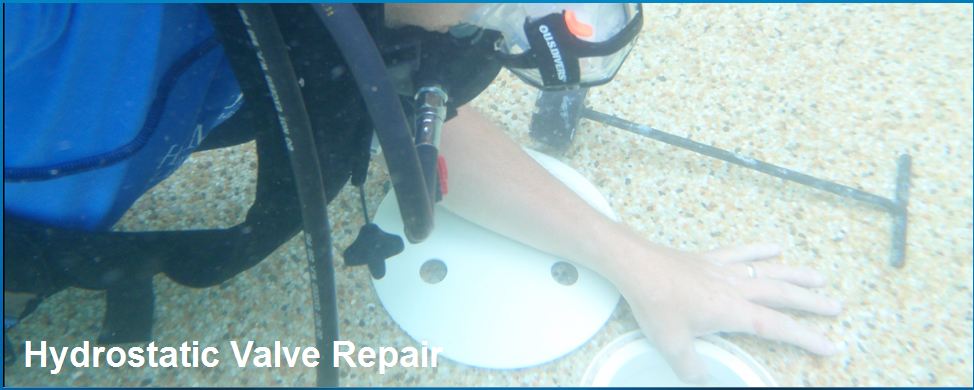 pool liner repair underwater